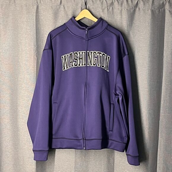Campus Drive Other - University Of Washington Jacket Unisex Purple Embroidered Size XL Huskies UW‎
